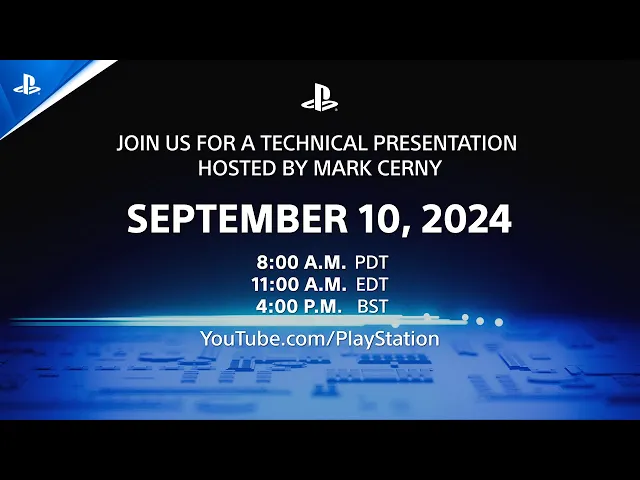 PlayStation 5 Technical Presentation - September 10