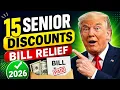 15 Senior Discounts Bill Relief Programs in 2026 Nobody Talks About Most Don t Know