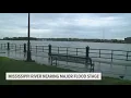 Mississippi River nearing major flood stage