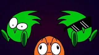 The Twin Green Pests Problem Q Bert Animation 