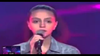 زينب حسن عيون القلب مرحلة الصوت و بس ذا فويس كيدز 2016 