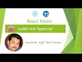 - React Hooks useRef Hook with TypeScript How to create a reference of controls in React JS