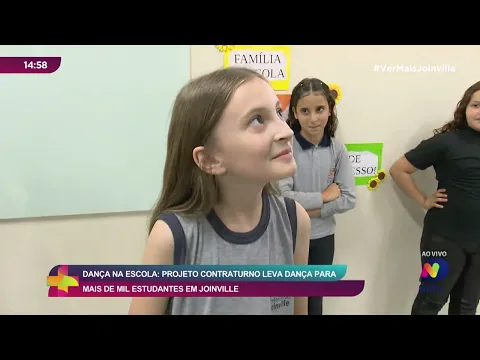 Dança na Escola: projeto contraturno leva dança para mais de mil estudantes em Joinville
