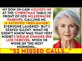 Lagu At Christmas Dinner, My Son-In-Law Humiliated Me In Front Of His 'Rich Parents', Calling Me…