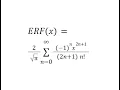 Google Sheets ERF Integral of the Gauss Error function Taylor Maclaurin SERIESSUM LINEST Polynomial