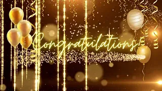 Congratulations Background For Celebrations