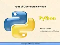 Python Training Day 5 Operators in Python Akshay Shinde