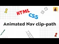 Easy Animated Nav Bar Using Clip-Path CSS