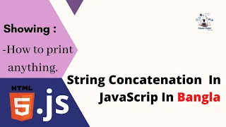 JavaScript Bangla Tutorial 10 String Concatenation In JavaScript