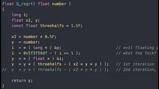 Fast Inverse Square Root A Quake III Algorithm