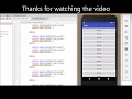Scrollview using android studio