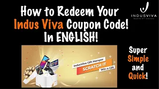 How to Redeem Your Indus Viva Coupon Code ENGLISH