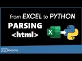 Parsing HTML in Python Solving Excel Problems in Python Excel to Python