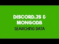 Discord js MongoDB - Searching the Database