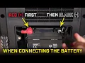 Connecting the Battery