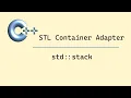 Modern C std stack