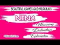 Download Lagu NINA name meaning | NINA name | NINA name and meanings | NINA means‎ @Namistrious