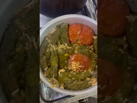 ساعه ٣صبح بكوريا قررنا نسوي دولمه دكو الباب علينه😂😂😂😂