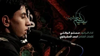 مسلم الوائلي   يالنايم مشينة   كلمات أحمد المشرفاوي   حسينية هيئة باب الزهراء دندنها