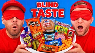 Blind Taste Testing Snacks! (PUNISHMENT!)