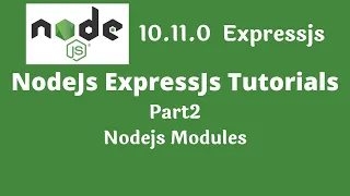 Nodejs tutorial Modules in nodejs part2