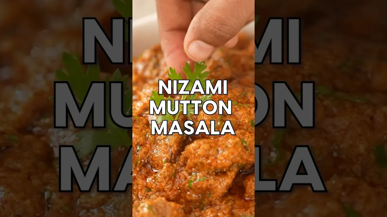 Nizami Mutton Masala - A recipe where the tenderness of mutton meets royal spices. #shorts