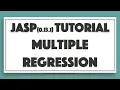 JASP 0 13 1 Tutorial - Multiple Regression