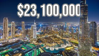Touring the MOST LUXURIOUS Penthouse in DUBAI overlooking the TALLEST Building in the WORLD