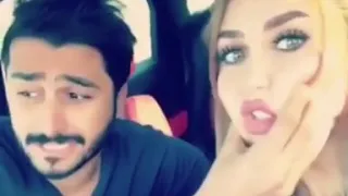عراقي يبوس خطيبته من شفته شلع شفته شلع 18 