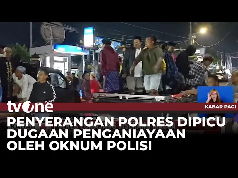 Polres Lumajang Diserang Massa! Dipicu Akibat Tersangka Dianiaya Oknum Polisi