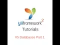 Yii2 Tutorials - Databases Part 1
