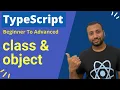 typescript bangla tutorial 12 class and object