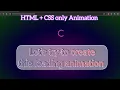 How To Make Loading Animation In HTML CSS HTML CSS Only Animation Beginner CSS Animation