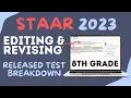 STAAR 2023 8th Grade Released Test Your Guide to Revising Editing Questions