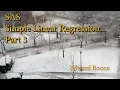SAS Simple Linear Regression Part 3