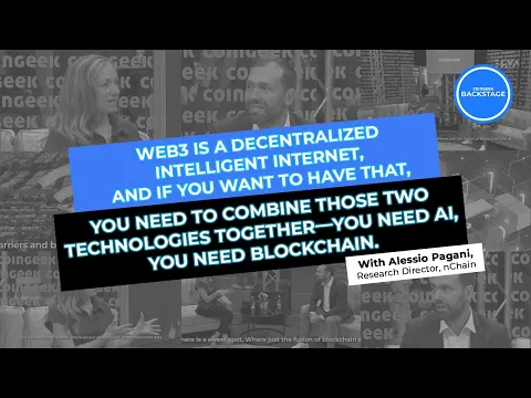 Demonstrating the potential of blockchain's fusion with AI | Alessio Pagani | CG Backstage