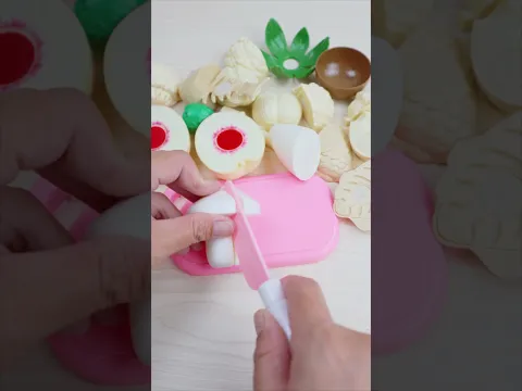 Toy Vegetable & Fruit Cutting ASMR 🥕🍉 Satisfying Sounds!