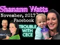 Shanann Watts FB s November 2017 MLM Pressue and Crazy Cece Mama Needs Thrive