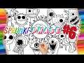 SPRUNKI 6 New Coloring Pages How to Color ALL INCREDIBOX SPRUNKI New Mod Phase 6