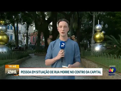 Pessoa em situação de rua morre no Centro de Florianópolis