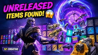 1V1 FORTNITE CREATIVE - THIS MAP HAS UNRELEASED Items NO JOKE
