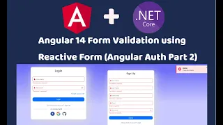 Angular 14 Reactive Form Validation Angular Project Authentication Authorization Part 2