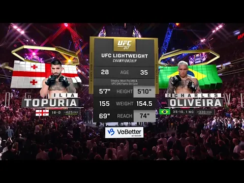 Video Thumbnail: UFC 317 : თოფურია VS ოლივეირა - სრული ბრძოლა