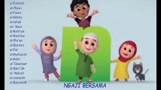 ngaji al fatihah sampai al bayinah bersama nussa dan rara muhammad thoha