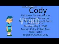 The Caillou Family And Their Information