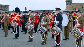 حفل دقات التراجع        عرض موسيقي عسكري مذهل دندنها