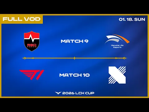 Video Thumbnail: NS vs HLE - DRX vs T1 | 2026 LCK CUP