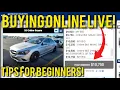 HOW TO BUY CARS THROUGH ONLINE AUTO AUCTION TIPS TRICKS STRATEGIES LIVE BIDDING FOR BEGINNERS