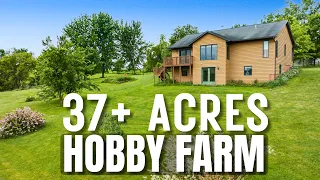 37 Acre Vernon County Hobby Farm For Sale | Driftless Region Home, Barn & Rolling Hills