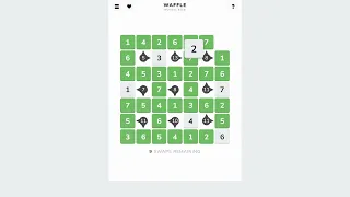 AI Solve Daily Number Waffle Game 2026 ASMR